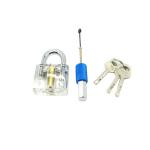 Transparent Diamond Practice Padlock Pick Lock Kit Combination Of Equipment