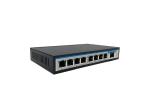 AC 90-260V SFP Fiber Optic Network Switch Eight Port Customized Color