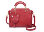 The new high-volume PU leather tote one-shouldered cross-slung custom logo women