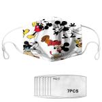 Children Reusable Face Mask With Filters Pocket