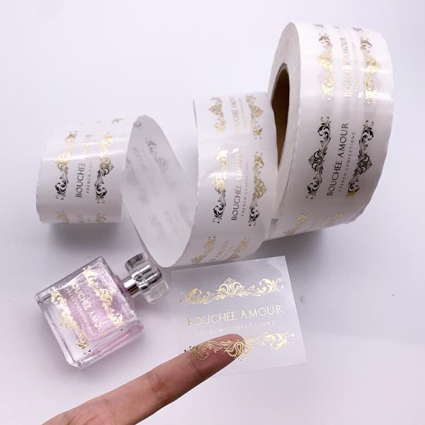 Buy cheap SGS Foil Transparent Sticker , UV Resistant Cosmetic Bottle Labels from wholesalers