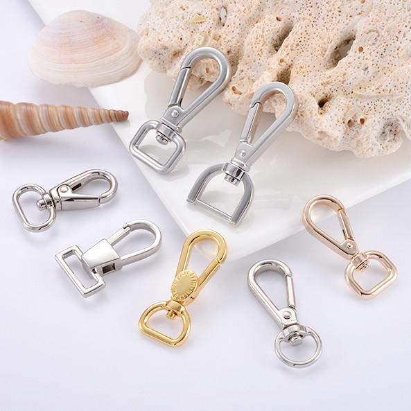 Buy cheap ISO9001 Gold Swivel Clasps Lanyard Snap Hook Antiwear For Crafting from wholesalers