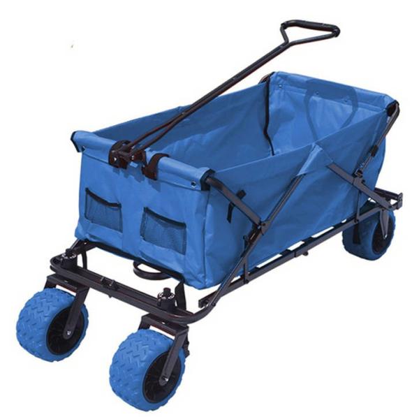 Buy cheap Outdoor Durable Collapsible Folding Wagon Big Capacity Folding Beach Cart from wholesalers