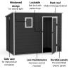 Buy cheap Efficiently Organize Your Garden Tools with W236xD130xH194cm Lockable Garden House from wholesalers