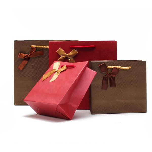 Buy cheap Twill Grain Tasteful Cardboard Paper Tote Gift Bags Jewelry Packaging Holder from wholesalers