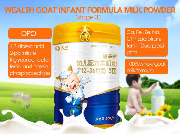 Buy cheap Stage 3 Baby Formula Goat Milk Powder 800g Instant Milk Powder Easy Store from wholesalers