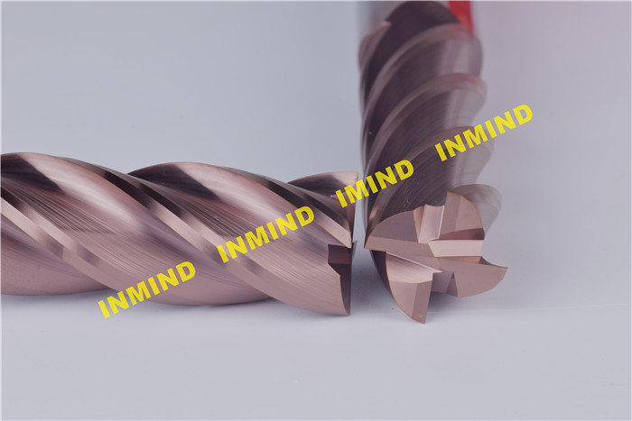 16 - 20 mm Carbide HRC55 Extra Long Square End Mill with SiN / AlTiN Coating