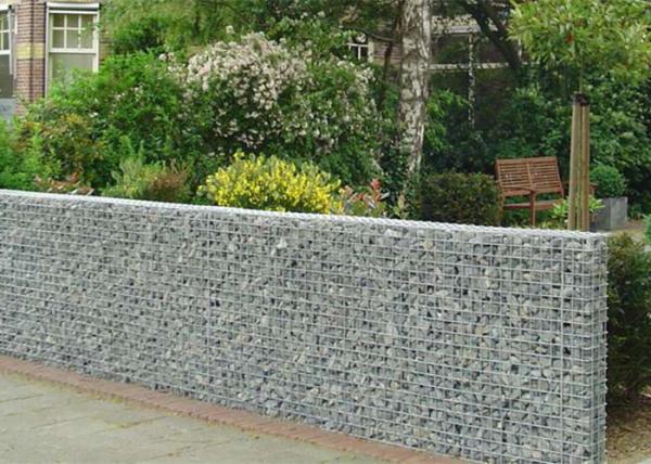 Buy cheap Heavy Zinc Coated Galvanized Wall Basket Square Hole Shape For Gardens / Parks from wholesalers