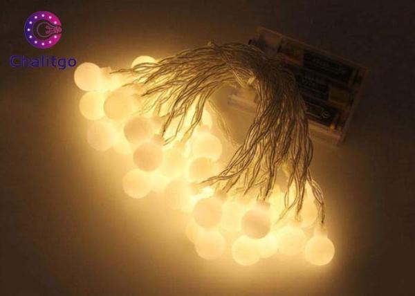 Buy cheap Globe Indoor Christmas String Lights Wedding Xmas Party Battery Powered from wholesalers