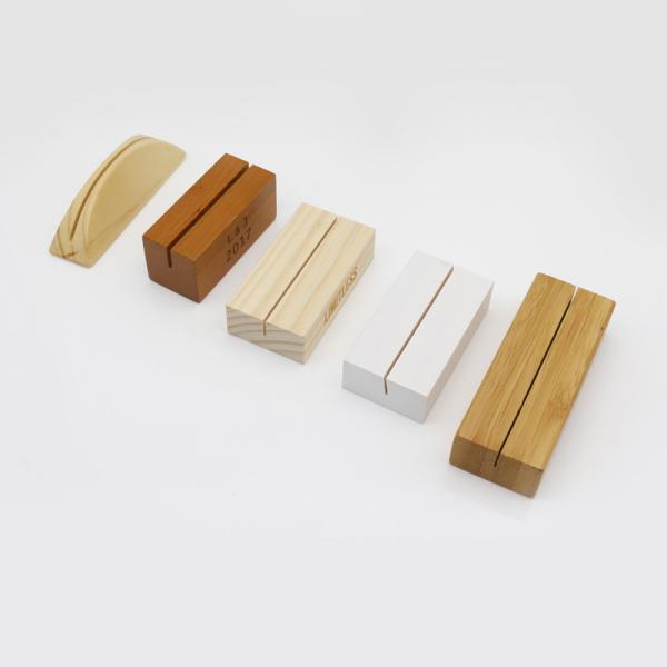 Buy cheap Desktop Bamboo business Card holder /memo holder from wholesalers
