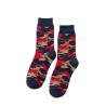 Buy cheap Personality Crew Grain Men Women's Novelty Socks Cotton Custom from wholesalers