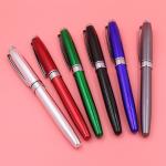 Metal Roller Ball Pen 1.0mm Bullet Tip Classic Ballpoint Pens Gel Ink Signature