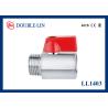 Buy cheap Chrome Plated Male X Female 25 Bar Brass Mini Ball Valve from wholesalers