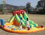 Inflatable Bouncer Combo Bounce House Double Lane Inflatable Water Slide With