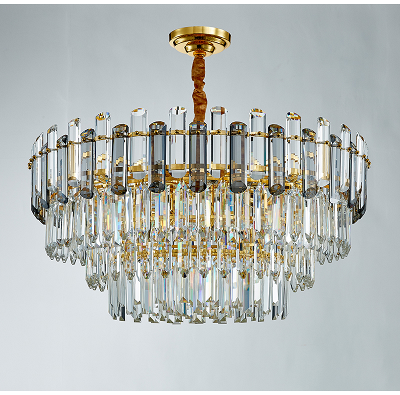 Creative Led Chandelier For Live Room Luxury Crystal Lamp gold light fixtures(WH-CY-205)