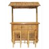 Buy cheap Bamboo Tiki Bar Set with Bamboo Roof for Backyard & Garden Bar Furniture for Outdoor Entertaining from wholesalers
