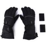 Anti Slip Thermal Heat Gloves PU Leather Composite Fiber Heating Element