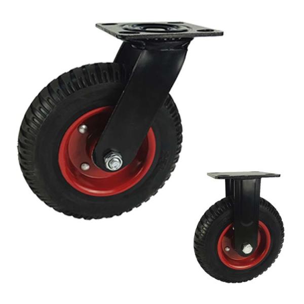 Buy cheap 200mm 462lbs Capacity Heavy Duty Casters With Total Brake from wholesalers