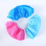 pink Non Slip Thin 3gsm 40gsm Non Woven Shoe Covers