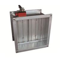 Buy cheap Galvanized Sheet 70 Degrees HVAC Fire Dampers For Ductwork product