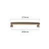 Buy cheap 160mm 192mm Two Hole Brass Kitchen Door Handles Gold Brass Cabinet Handles from wholesalers