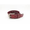 Buy cheap Brown / Red Color Stamped Leather Belt , Custom Leather Belts 3.3cm Width from wholesalers