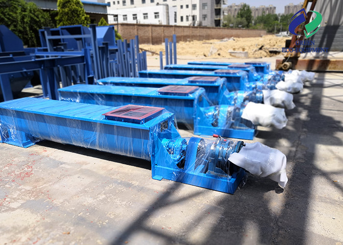 LS Series Inclined Screw Auger Conveyor System For Granulated Materials