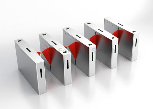 Buy cheap Supermarket 45 Persons / Min Flap Barrier Pedestrian Swing Gate from wholesalers