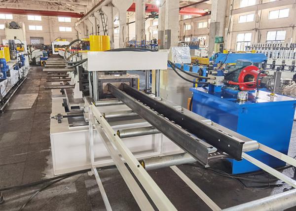 Buy cheap 150mm / 300mm / 450mm / 600mm Width Cabling Heavy Duty Electric Cable Ladder Roll Forming Machine from wholesalers