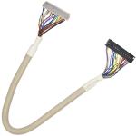 Black 50 Pin LVDS Cable for LCD Monitor Wire Har Motorcycles JST Connectors