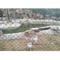 Buy cheap PVC Coated Wire Netting Fence / Green Wire Fencing Chain Link For Zoo Protection product