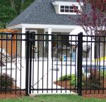 Decorative 8ft Garden Iron Wrought Fence For Highway 1.2mm-2.5mm