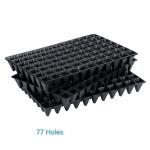 77 Cells Nursery Seedling Tray 1.5mm Thickness 150g Seed Starter Trays Plastic