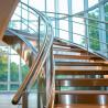 Buy cheap Stylish PVD Stainless Steel Handrails with 1200mm Height for Glass Staircases from wholesalers