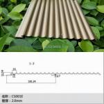 Corrugated 3D Decorative Aluminum Wall Panel For Exterior Background