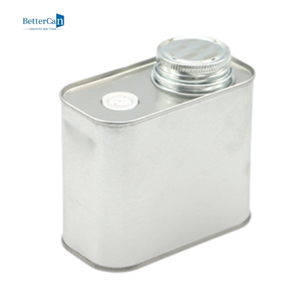 200g Metal Tea Canisters Empty 8 Oz Tin Containers 116x60x100mm With Valve