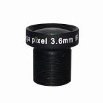 1/2" 3.6mm/6mm/8mm/16mm F2.0 3MP 1080P M12 Mount Fixed Focal Lens for security