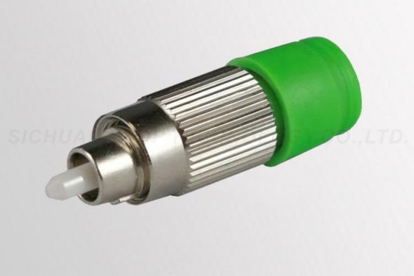 Buy cheap FC / APC Connector Fiber Optic Attenuator 5dB ± 0.5dB Green Color from wholesalers
