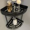 Buy cheap Wall Mounted SS304 Bathroom Storage Shelves Double Layer Corner Racks from wholesalers
