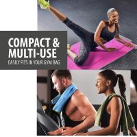 Buy cheap Sweat Absorbing Printed Logo Sports Promotion Personalized Soft Microfiber Suede product