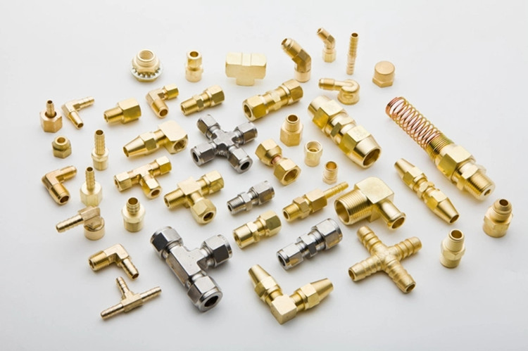 CA360 Brass Male Female Compress Double Barrel Tube Union Straight Fitting Suitable for Temperature Range -65°F to 250°F
