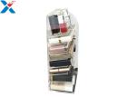 Large Acrylic Cosmetic Display Stand , 6 Layer Acrylic Makeup Display Stand