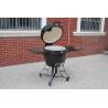 Buy cheap 56cm SGS Black 22 Inch Kamado Grill Glazed Treatment Surface from wholesalers
