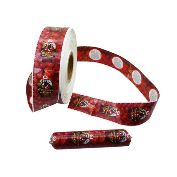 Sausage packaging casings easy peelable cooking printable brand logo plastic