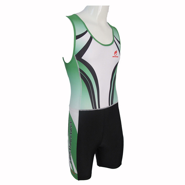 Classic Hot Style Green Rowing Sportswear , Lycra Lycra Sports Clothing