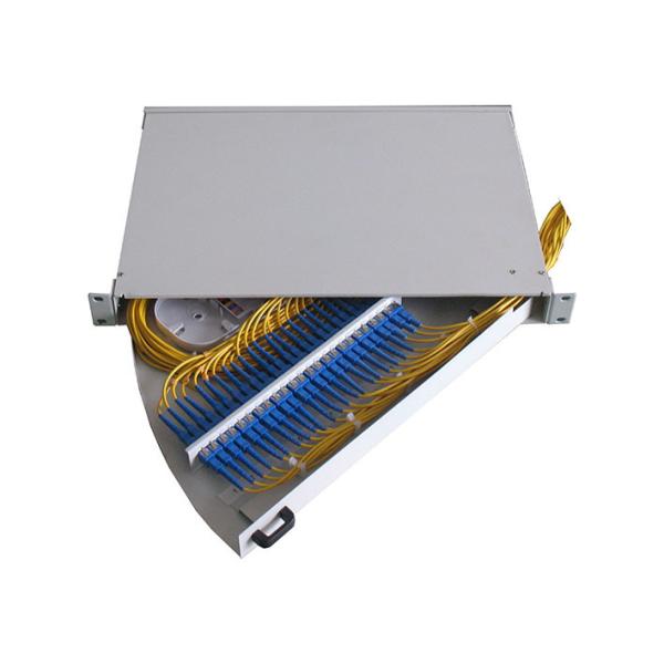 Buy cheap White color ISO SGS Outdoor Compact Fiber Optic Terminal Box 24 Cores With SC / FC Port from wholesalers