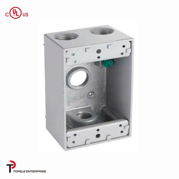 Buy cheap Rectangle Aluminum Electrical Box , Switch Electrical Box Outdoor from wholesalers