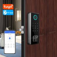 Buy cheap Smart Deadbolt Fingerprint Office Door Lock Digital Code Tuya TTLock Remote product