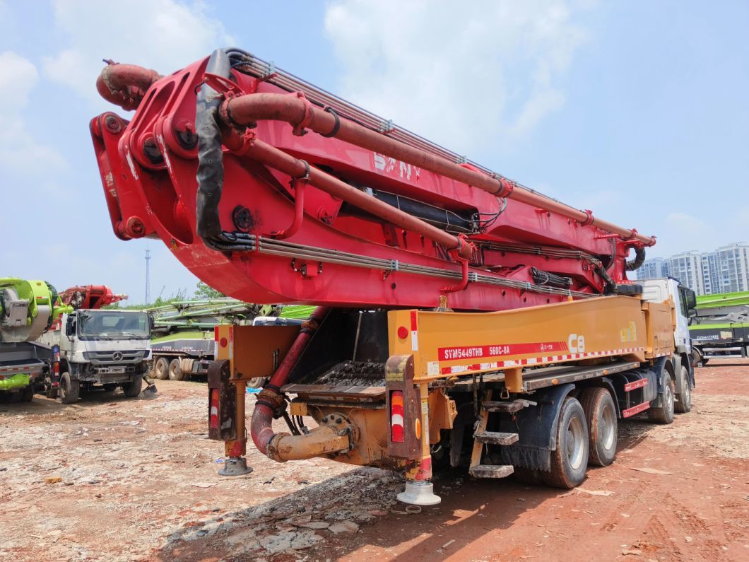 S Any Used Concrete Pump Truck 56 Meters 19 Years Old, New Condition, Good Price
