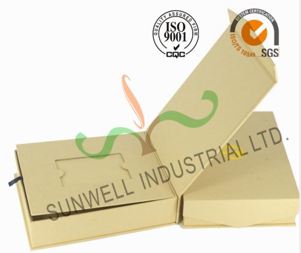 Buy cheap Brown Color Custom Printed Corrugated Cardboard Gift Boxes Rigid Foldable from wholesalers